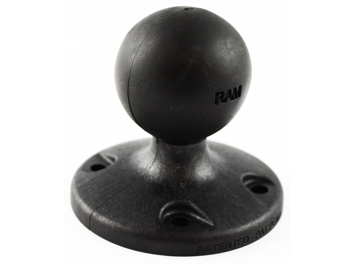 RAM MOUNTS Composite Round Base Plate with C-Ball (1.5")