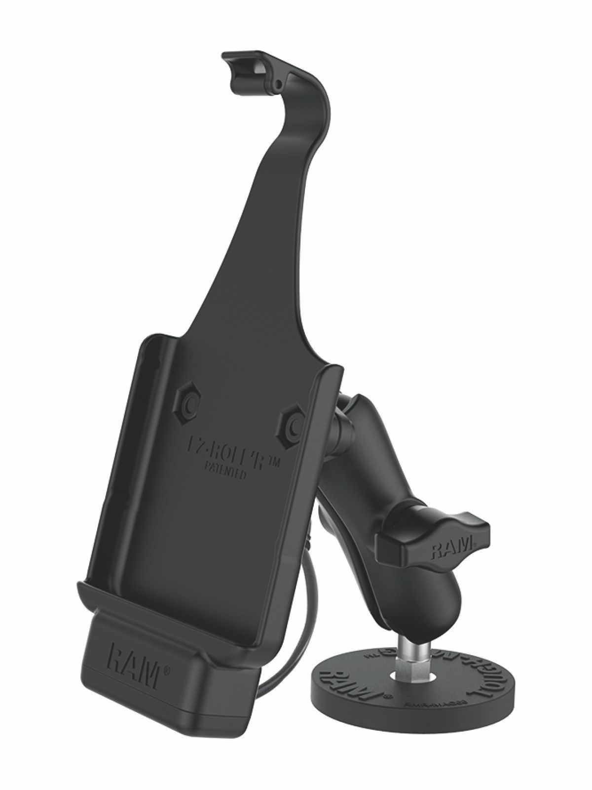 RAM® EZ-Roll'r™ Powered Magnetic Mount for Samsung XCover Pro - B-Ball (1"), Medium Arm