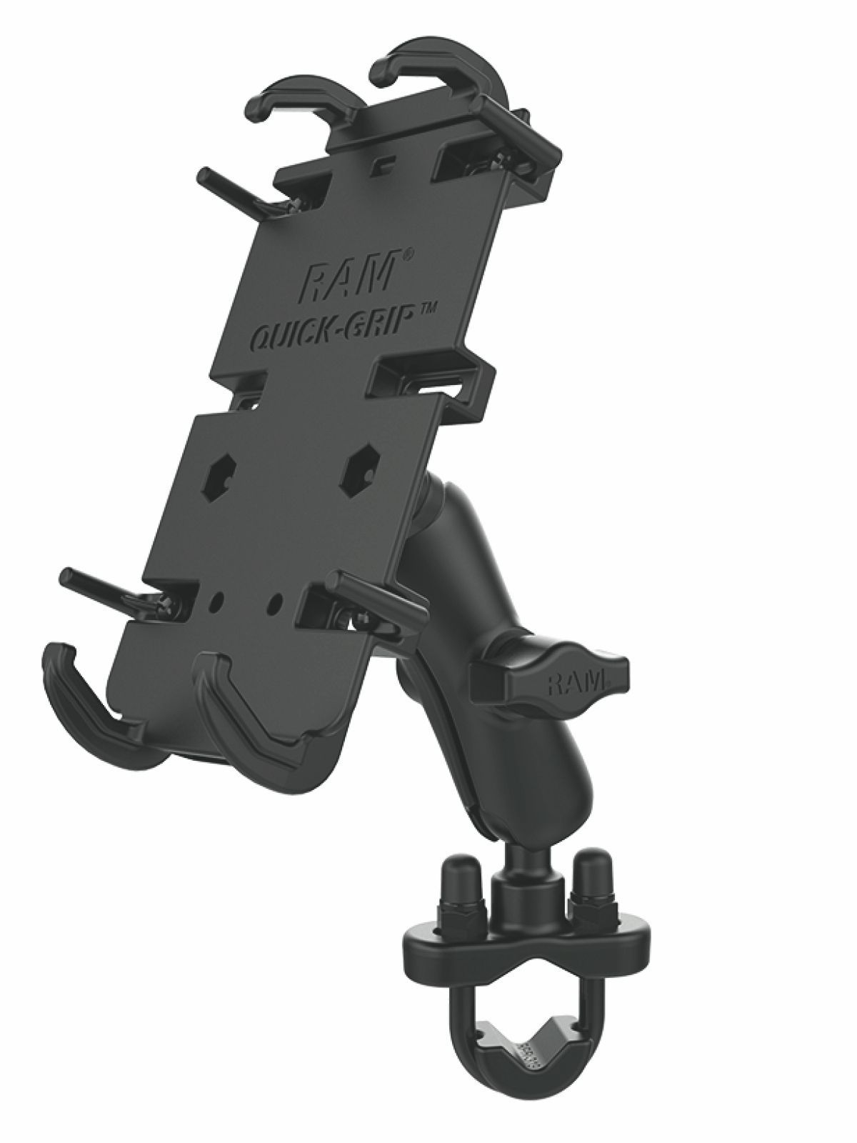 RAM® Quick-Grip™ XL Phone Mount with Handlebar U-Bolt Base