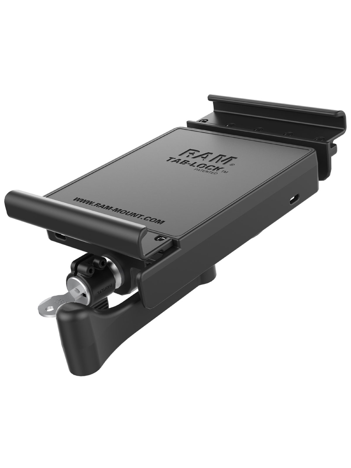 RAM Mounts Tab-Lock (lockable) Universal Holder for GDS Keyboard - AMPS - Screw-Set