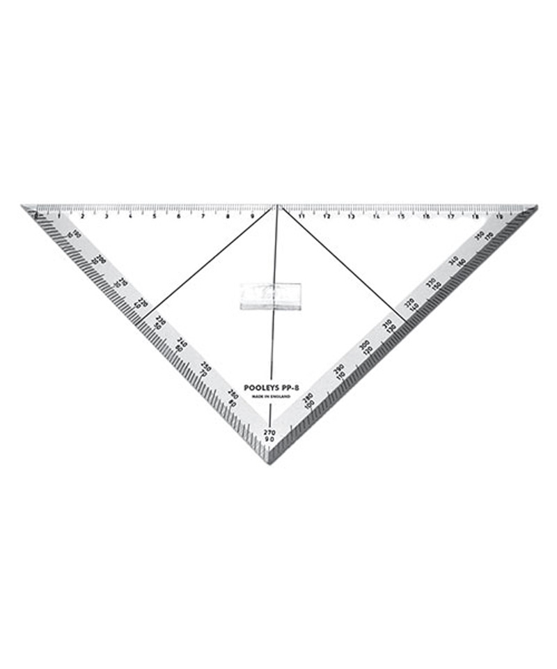 Triangular Track Shape Triangular Track Line Protractor