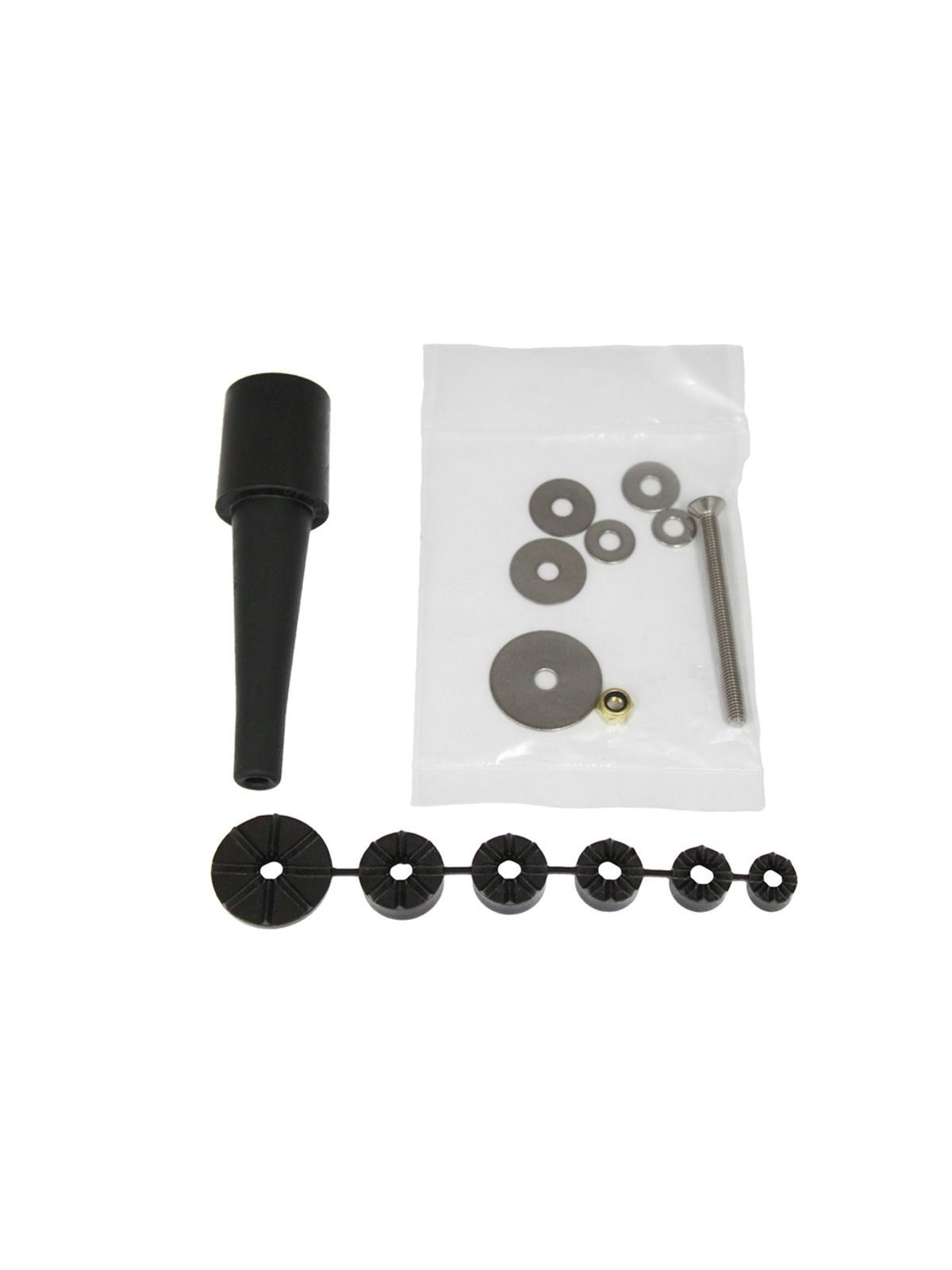 UNPKD STEM MOUNT HARDWARE W RUBBER EXPAN