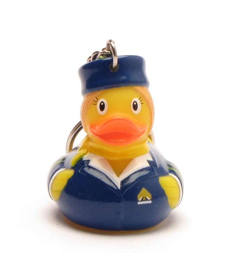 Schlüsselanhänger Rubber Duck Stewardess