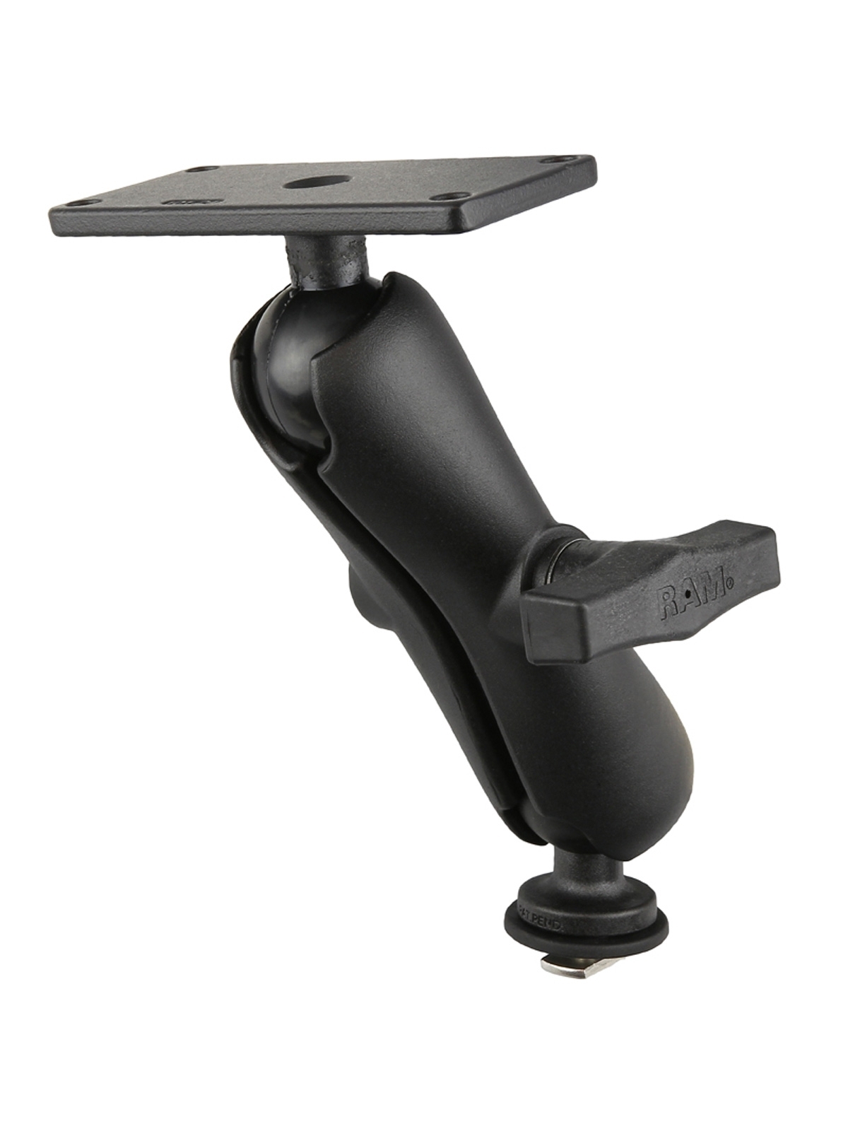 BASE 2" X 4" W/ 1 1/2" BALL STD ARM TRK