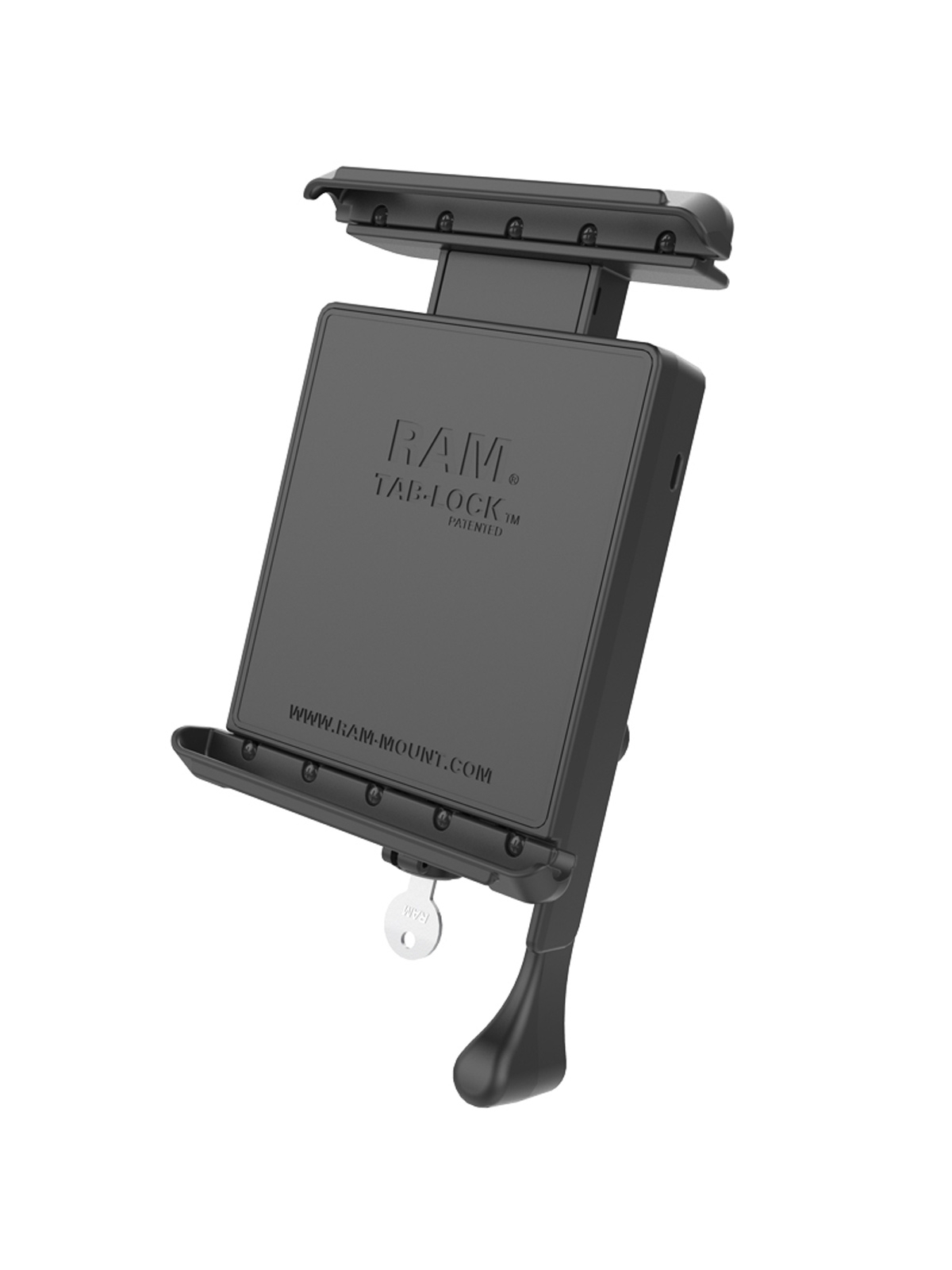 RAM Mounts Tab-Lock (lockable) Universal Holder for Tablets up to 8" - AMPS - Screw-Set