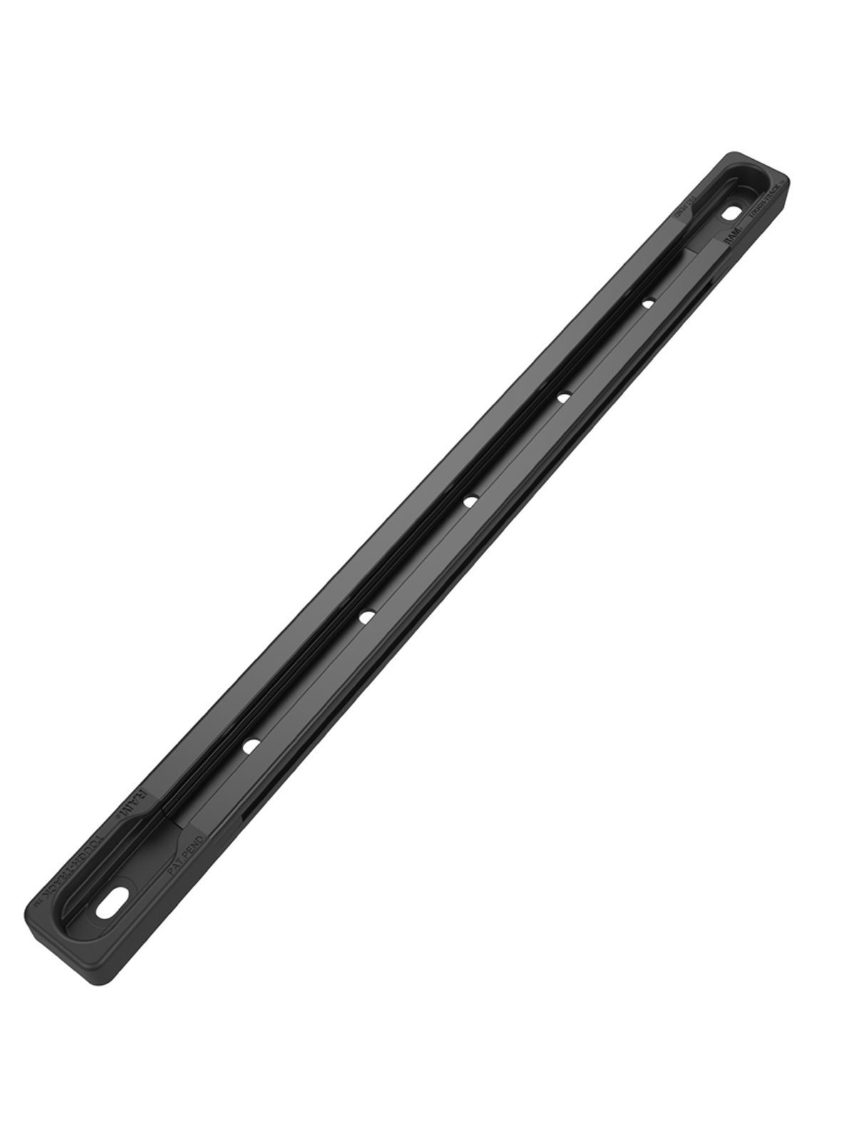 9" Modular Aluminum Black RAM® Tough-Track™ - RAM-TRACK-EXA-9BU