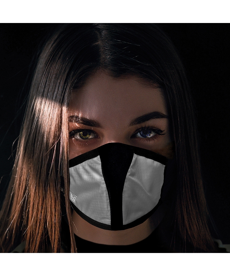 Travel Safe Mask - silver colored/black