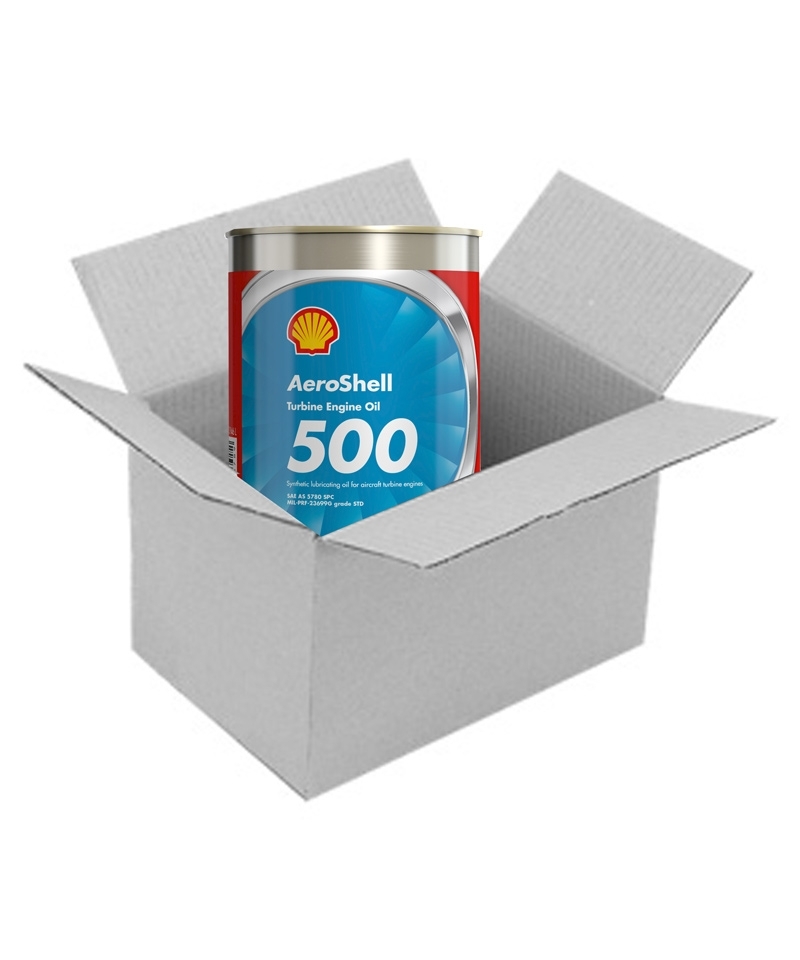 AeroShell Turbine Oil 500 - Box (24x 1 AQ Cans, US