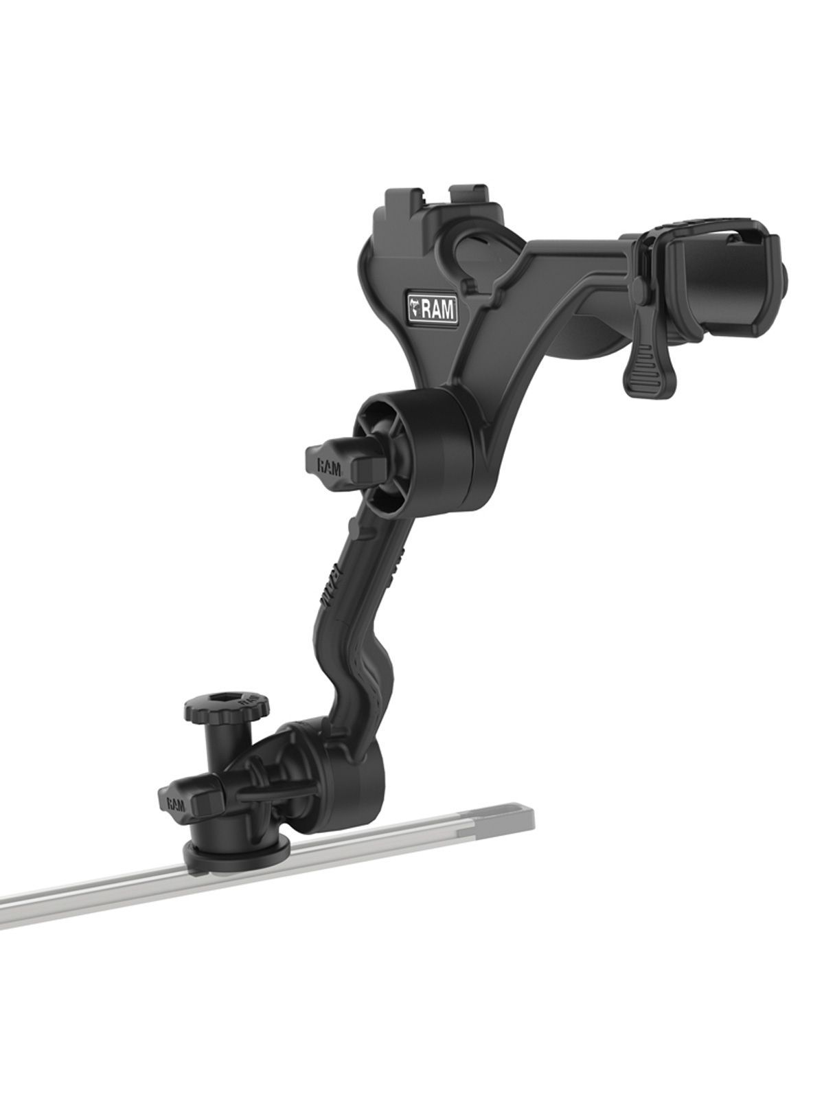 RAM ROD® JR Fishing Rod Holder with RAM® Track-Node™ Base