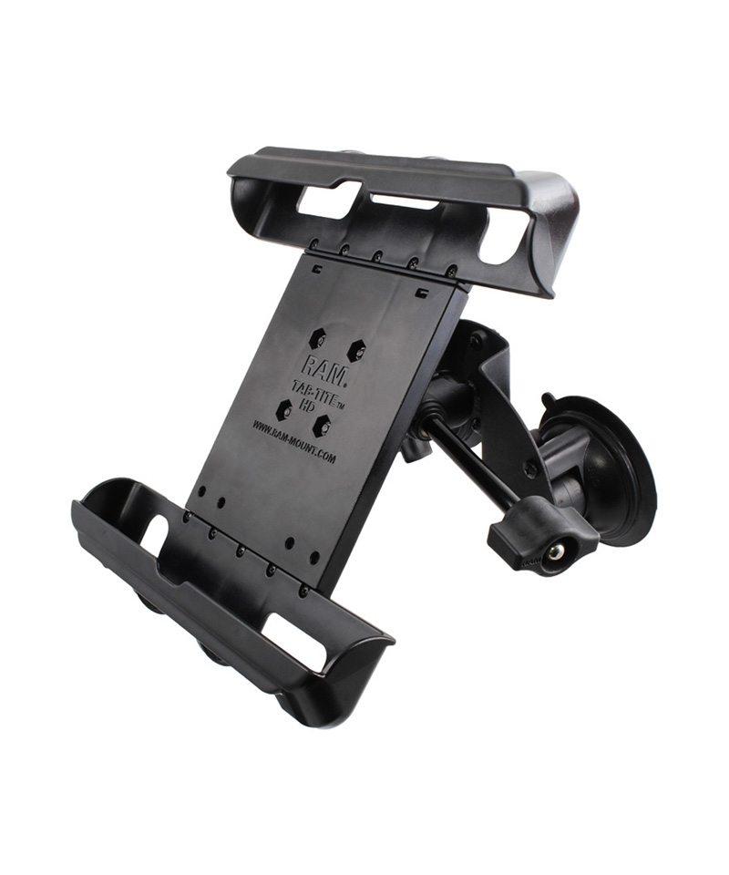 RAM® Tab-Tite™ Mount with RAM® Twist-Lock Dual Suction for iPad Gen 1-4 RAM® Tab-Tite™ Mount with RAM® Twist-Lock Dual Suction for iPad Gen 1-4