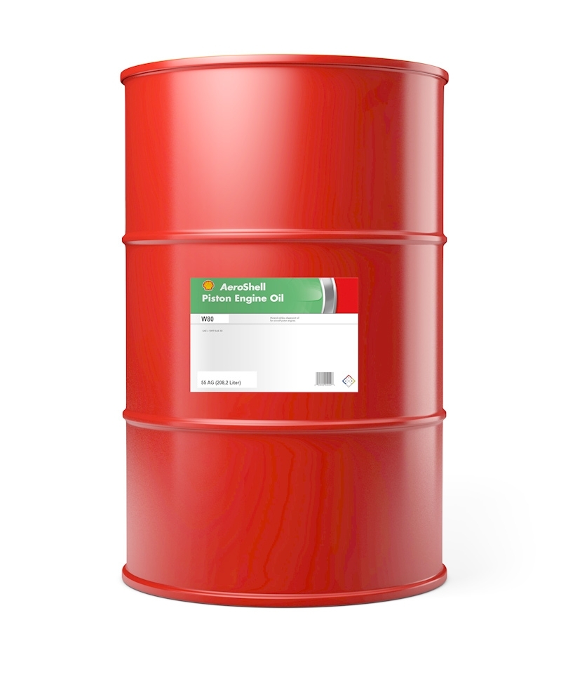 AeroShell Oil W80 - 55 AG Drum (208.2 liters)