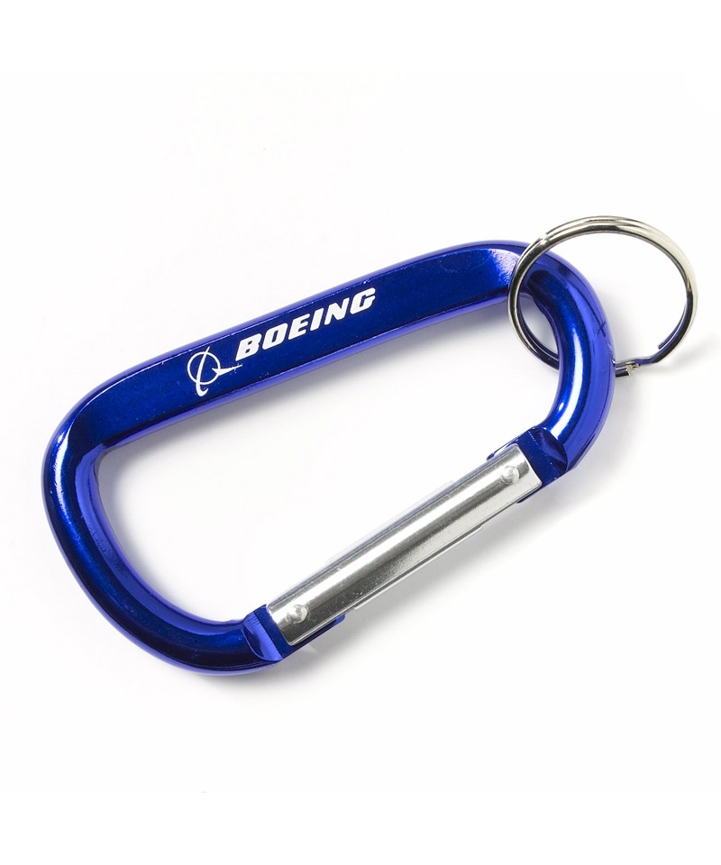 Boeing Carabiner Keyholder - blue