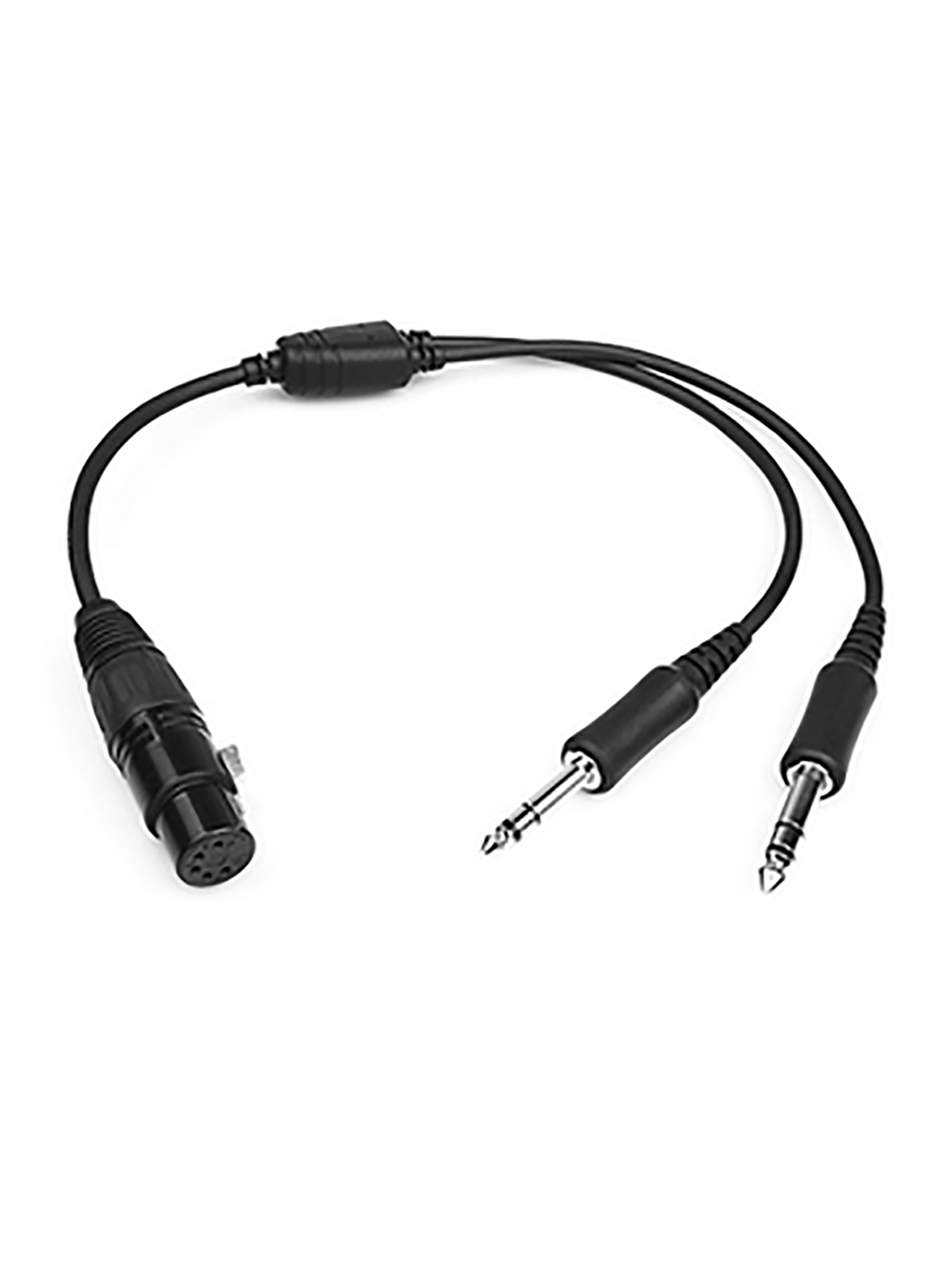 Headset Adaptor Cable - XLR-5 Plug (female) to Twin Plugs (GA, male)