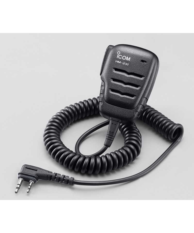 ICOM Lautsprecher-Handmikrofon (HM-231) für IC-A25NE / -A25CE - wasserdicht