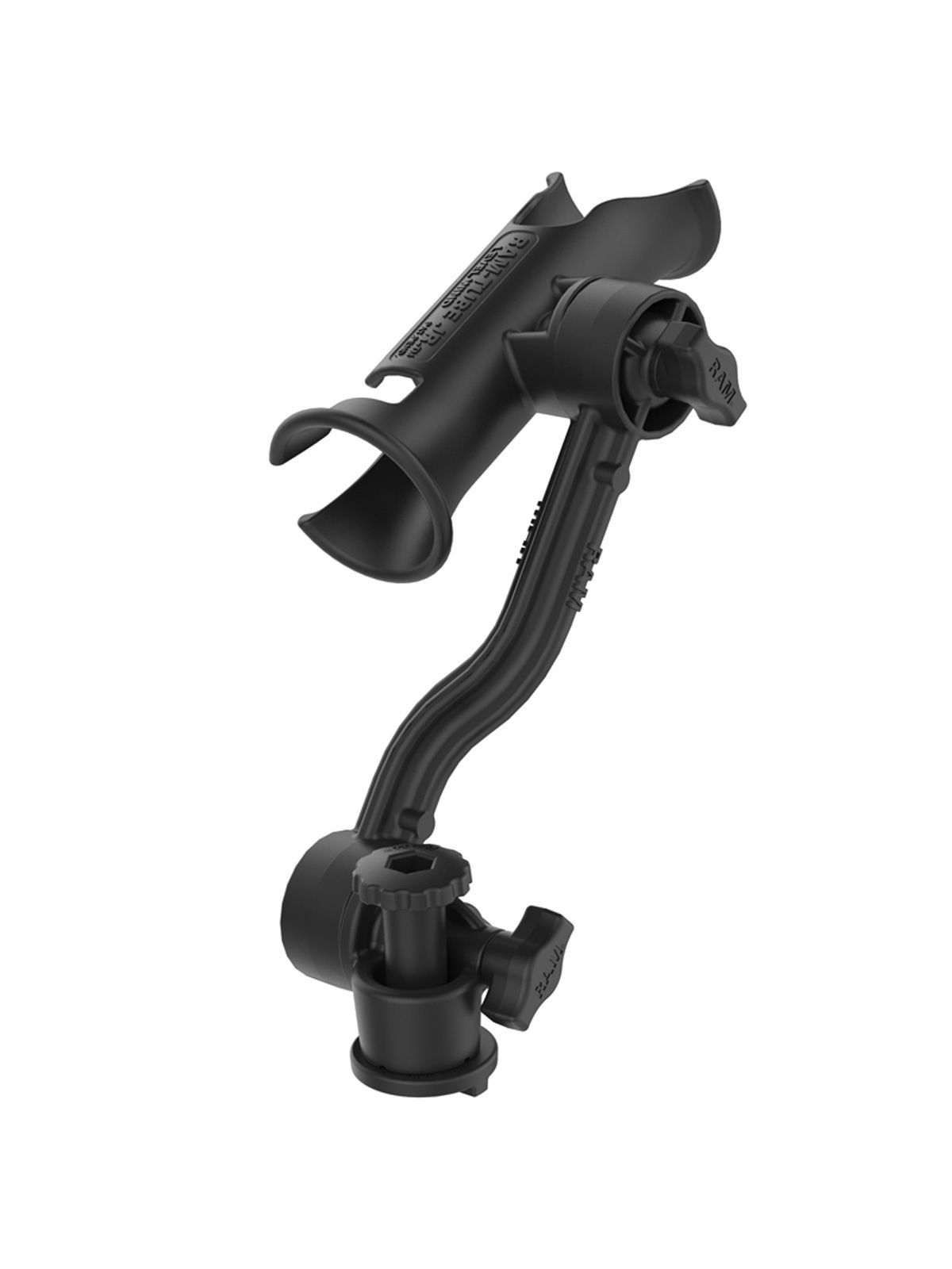 RAM® Tube Jr.™ Rod Holder with Extension Arm and RAM Track-Node Base