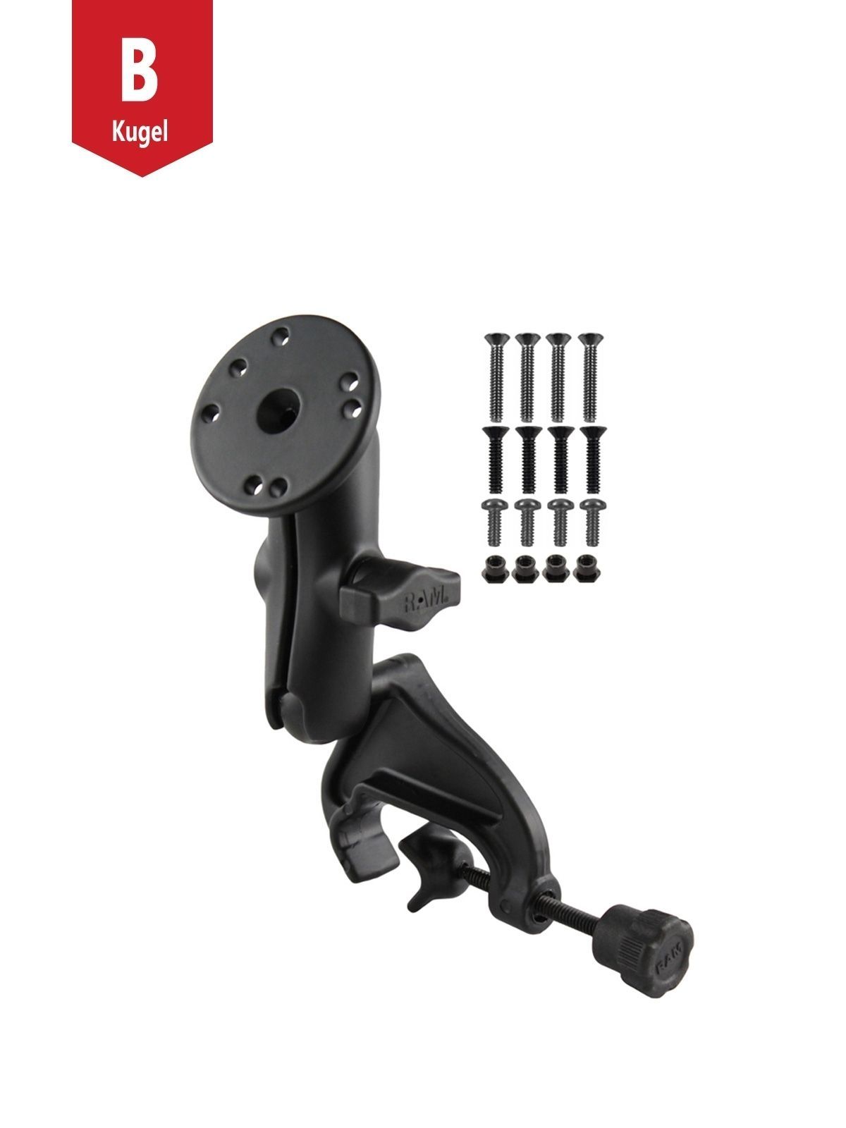 RAM YOKE MNT W/ MOUNTING HARDWARE