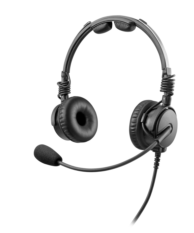 Telex Airman 8 ANR Headset - Twin Plugs, 600 Ohm