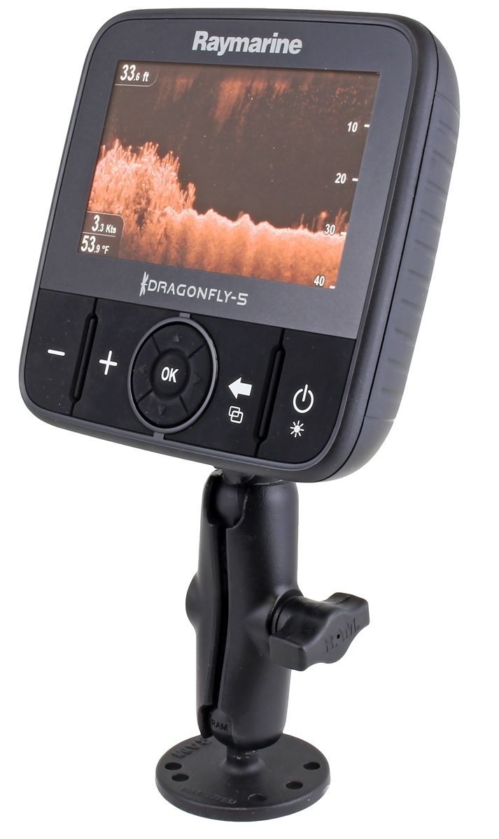 UNPKD RAM RAYMARINE MNT W/ ROUND BASE