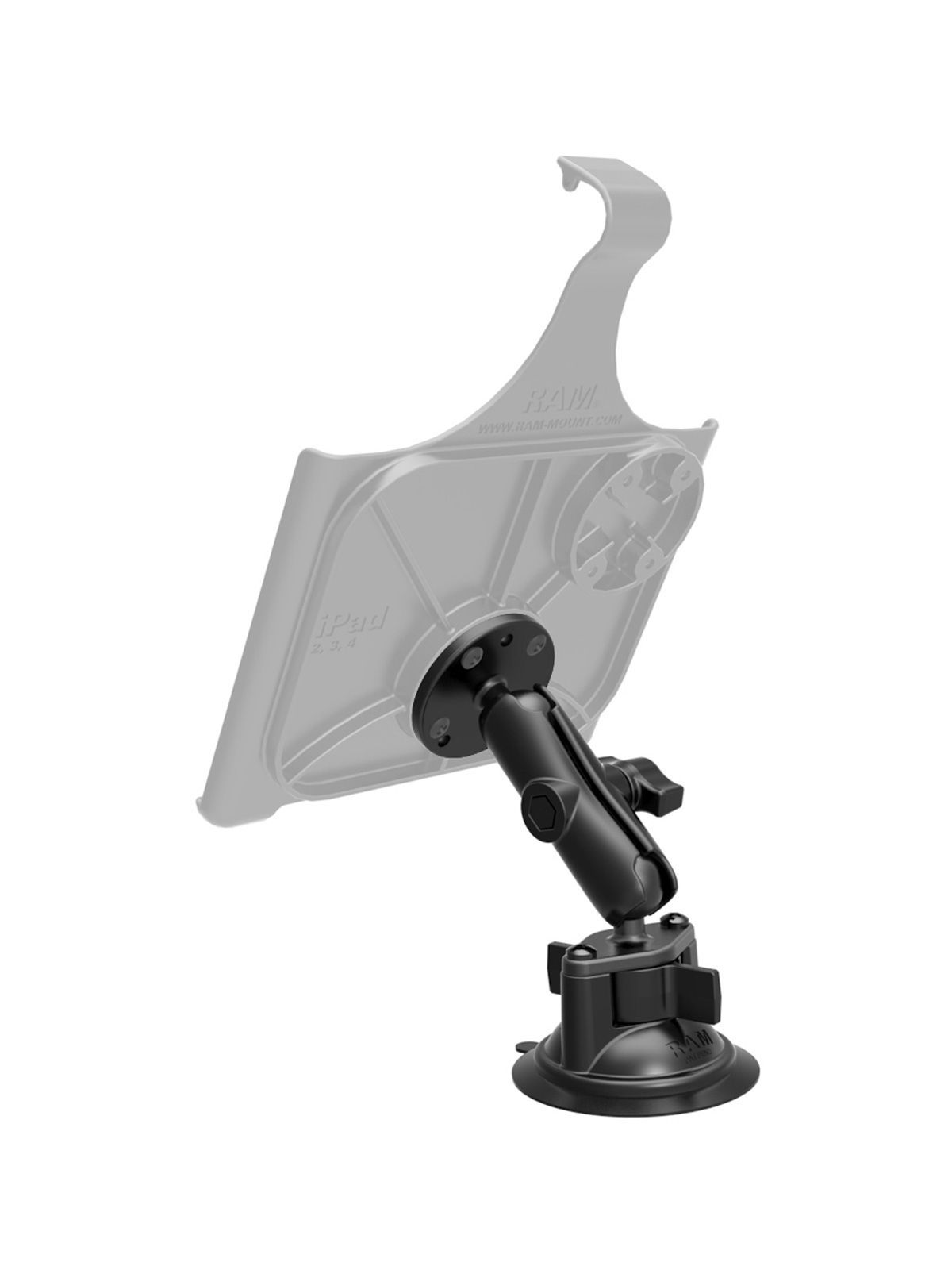 RAM MOUNTS Suction Cup Set with round Base Connection