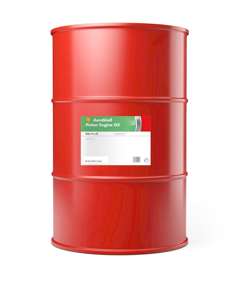AeroShell Oil W80 PLUS - 55 AG Drum (208.2 liter)