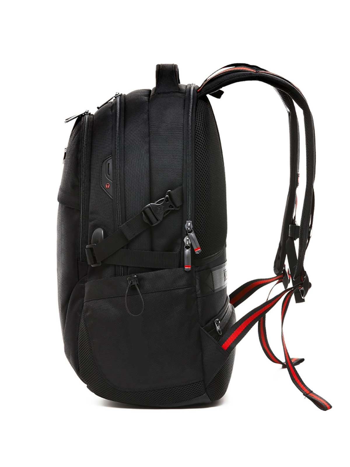 Smart Casual I Rucksack - schwarz, 36 Liter Volumen, mit USB-Anschluss