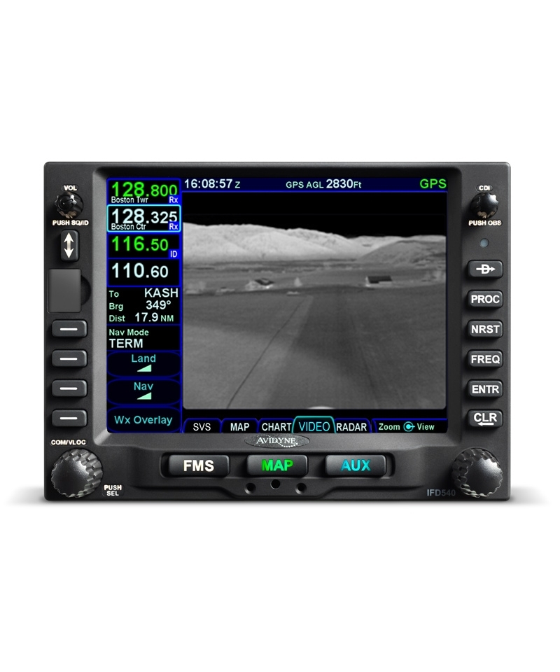 Avidyne IFD540 FMS/GPS/NAV/COM - 10W, black (incl.