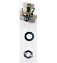 Headset Panel Mount Socket - mono, 6.32 mm (PJ055)