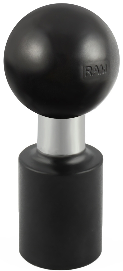 UNPKD RAM SINGLE BALL W/ 1/2" NPT HOLE