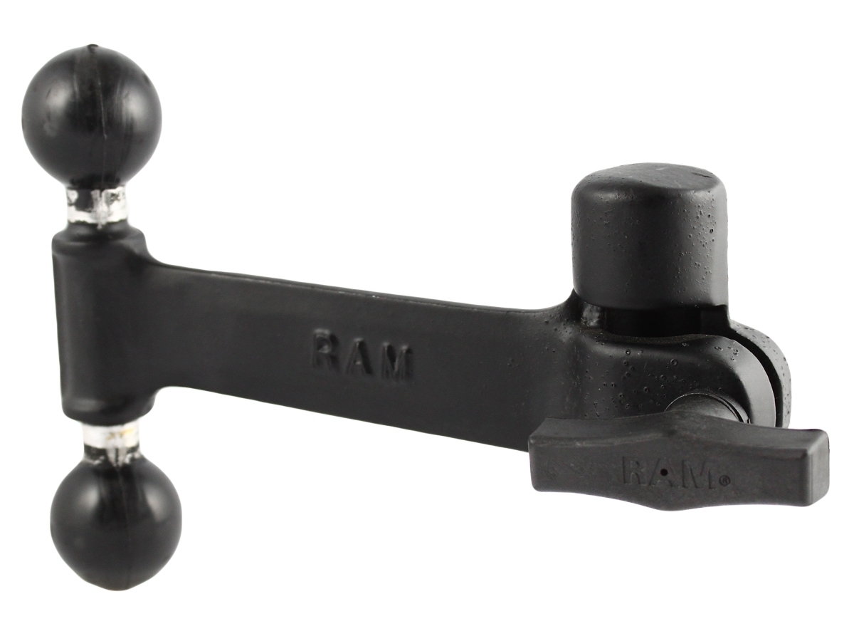 RAM 6" SWING ARM PEDESTAL DBL BALL END