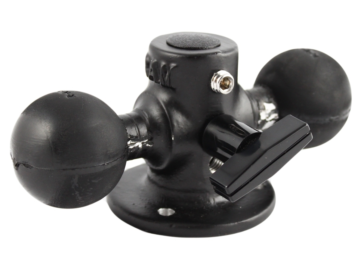 UNPKD RAM DBL BALL W/ 2 1/2" DIA BASE &
