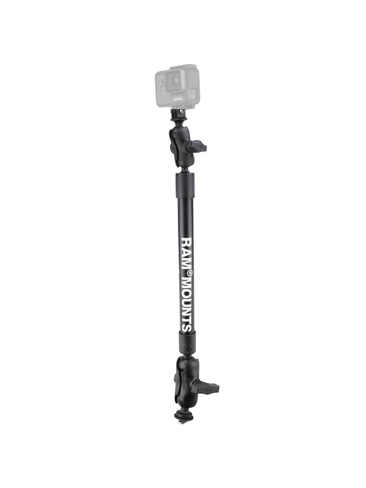 RAM 12 LNG ARM TRACK MOUNT W/ GOPRO
