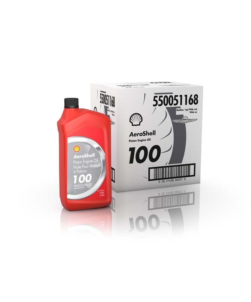 AeroShell Oil 100 - Karton (6x 1 AQ Flaschen, US-Quart) AeroShell Oil 100 - Karton (6x 1 AQ Flaschen, US-Quart)