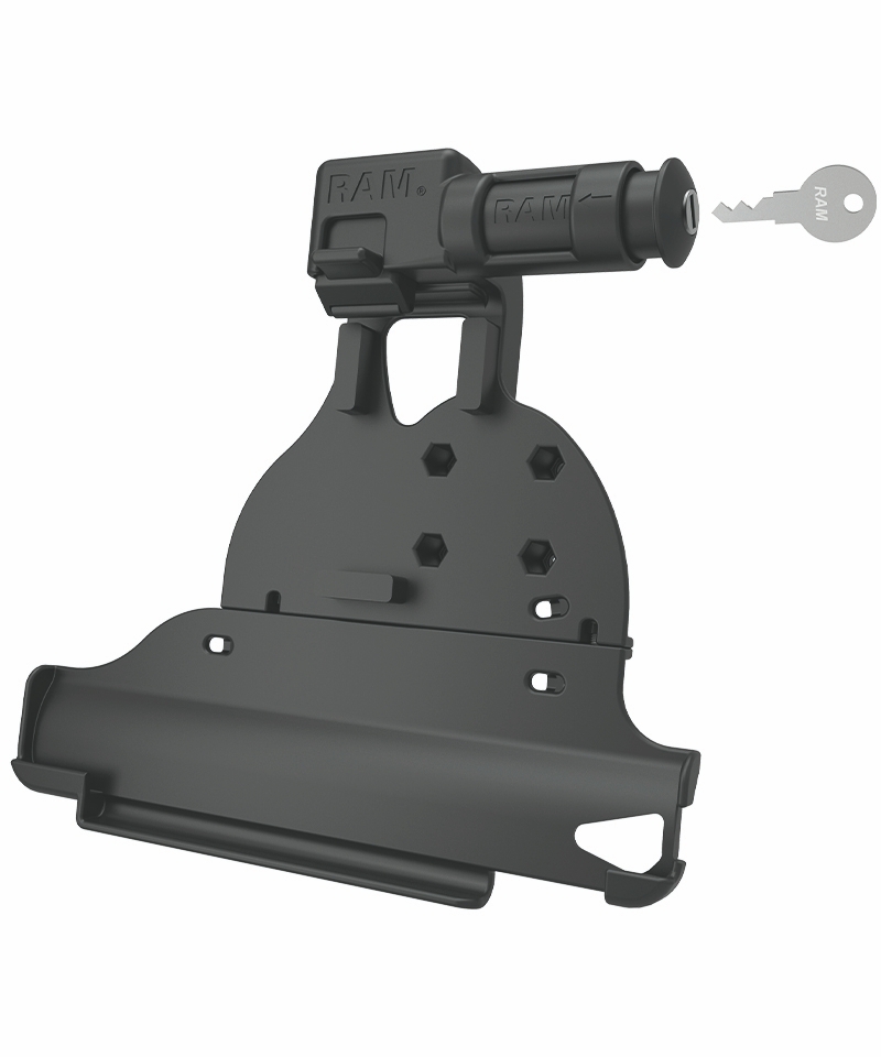 RAM Mounts EZ-Roll'r Form-Fit Holder (Key-Locking) for Apple iPad Pro 11" (1-4 Gen.), Air 4 & 5 - Without Case