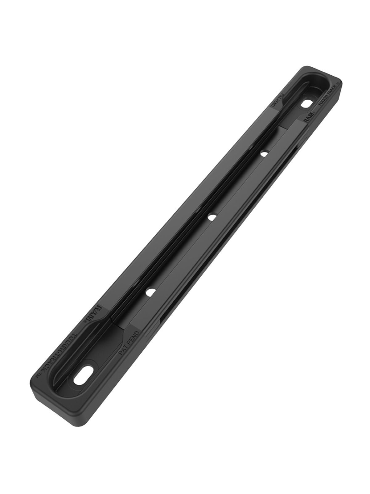5" Modular Aluminum Black RAM® Tough-Track™ - RAM-TRACK-EXA-5BU