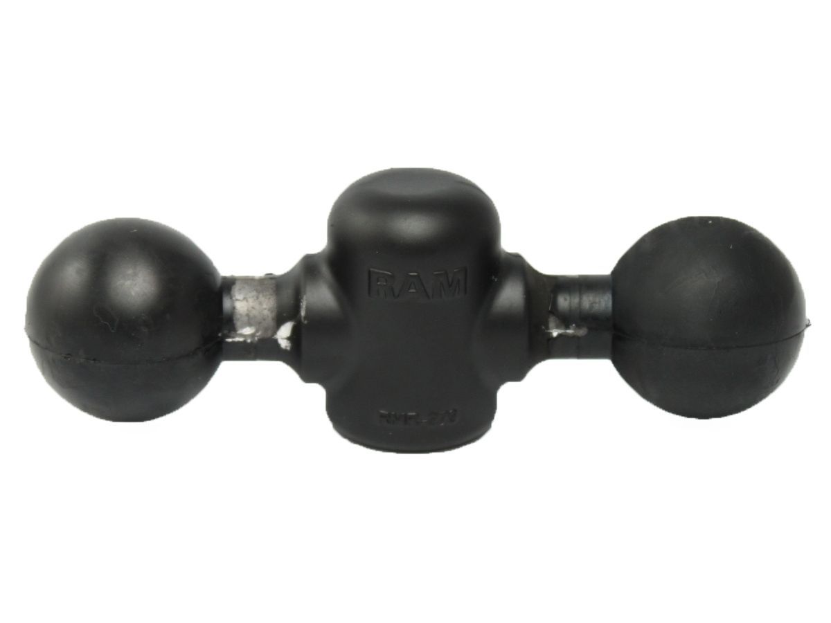 RAM DBL. BALL BASE W/1/2" NPT HOLE NF
