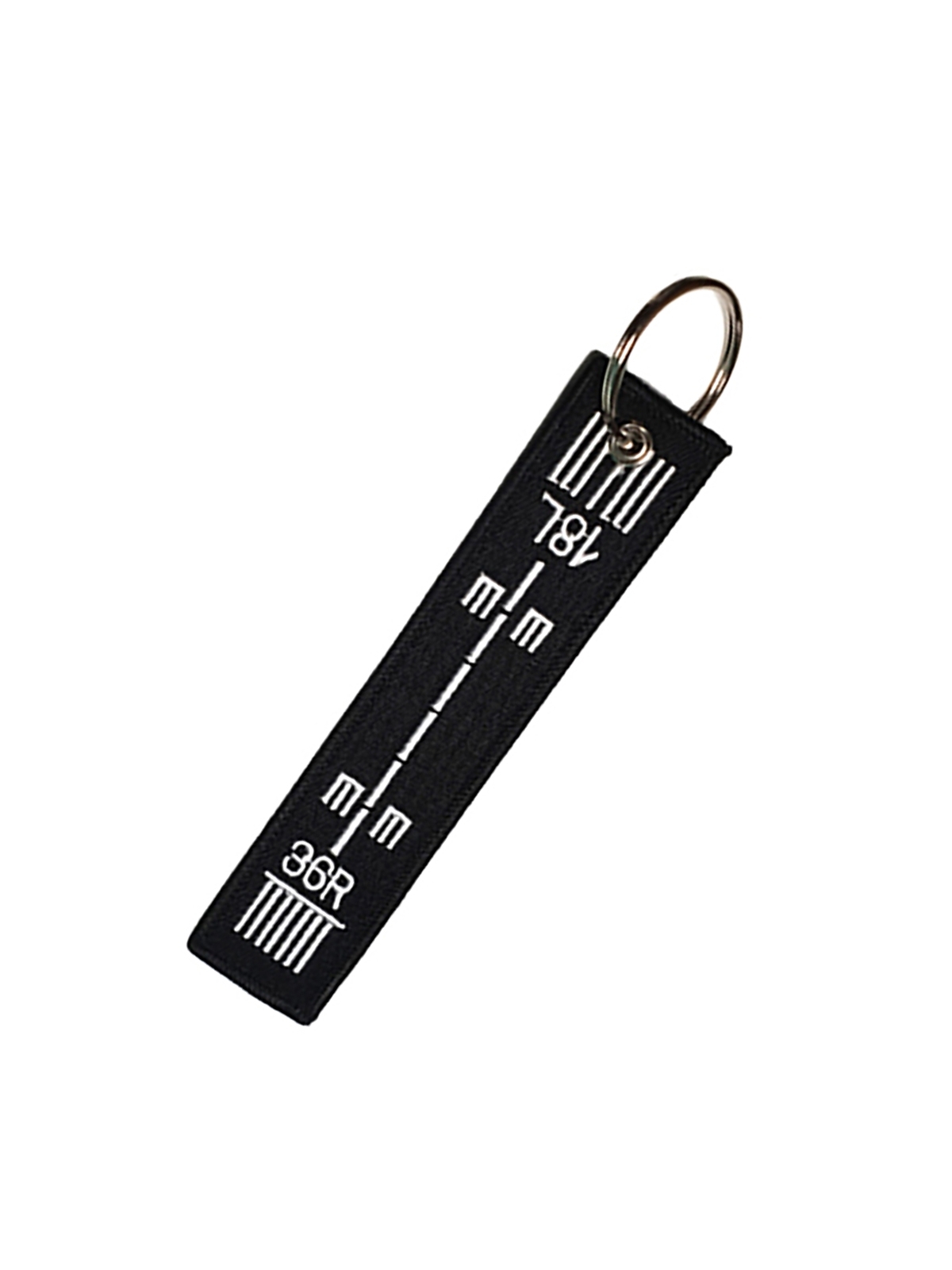 Key Ring Runway - black/white