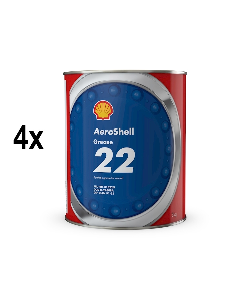 AeroShell Grease 22 - Box (4x 3 kg Cans)