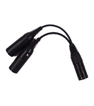 Airbus/Boeing Headset Adapter (PA81) - from standard GA (twin plugs) to XLR-5 (5 Pin)