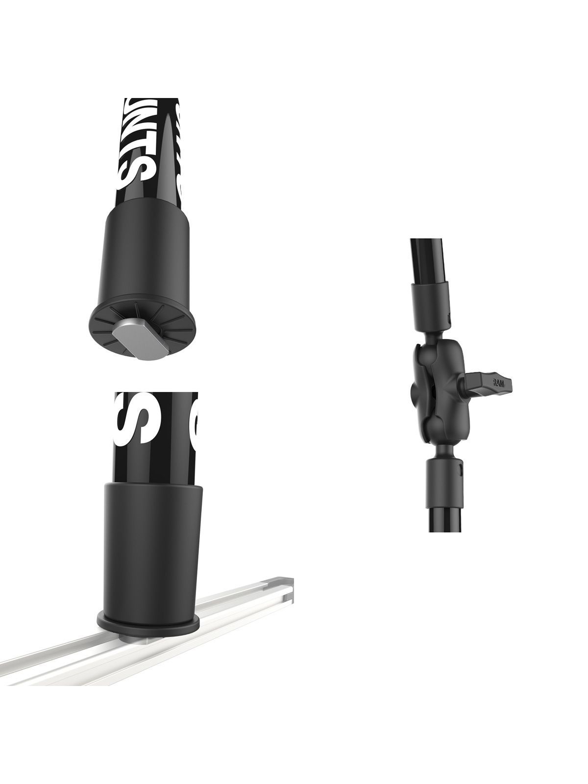 RAM DBL 18 LNG CAMERA ARM W/ GOPRO ADAPT