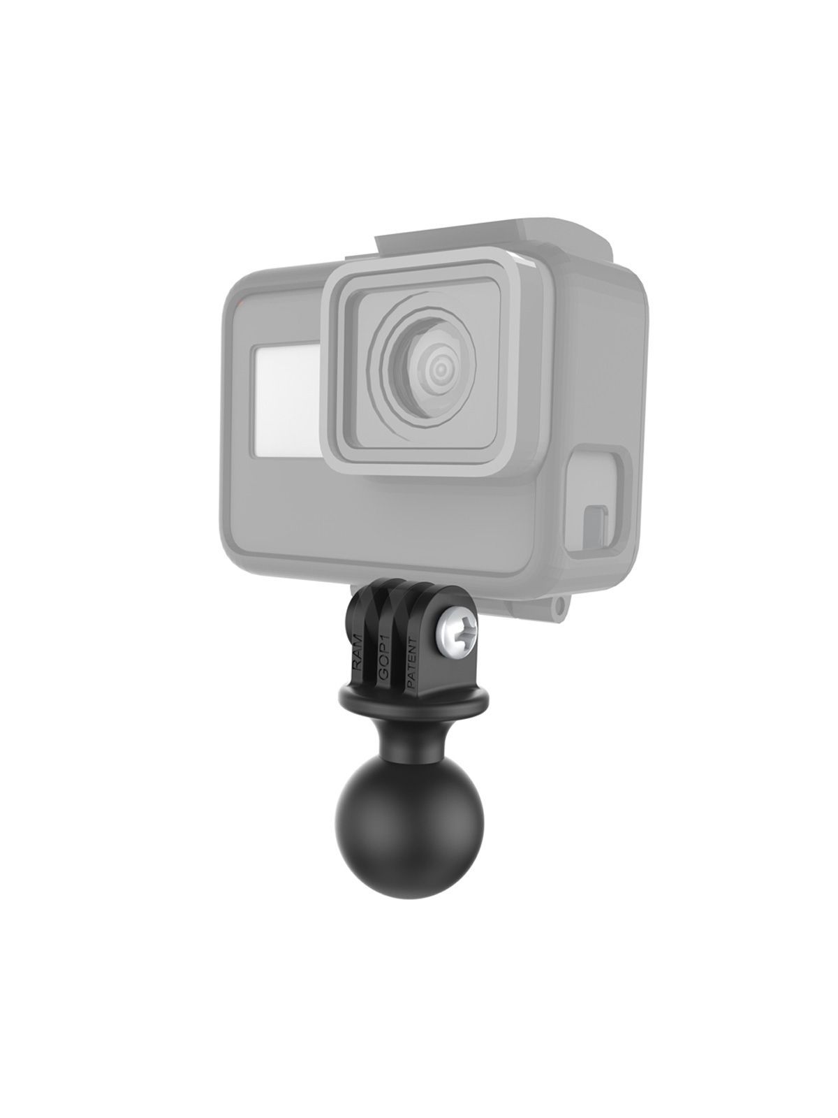 RAM MOUNTS Camera Adapter with 1" Ball - for GoPro Hero / Garmin VIRB, VIRB X, VIRB Ultra