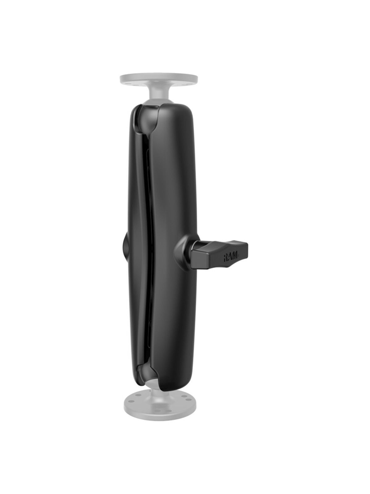 RAM Mounts Doppel-Rohr-Klemme - C-Kugel (1,5 Zoll), Durchmesser 31,8-38,1 mm
