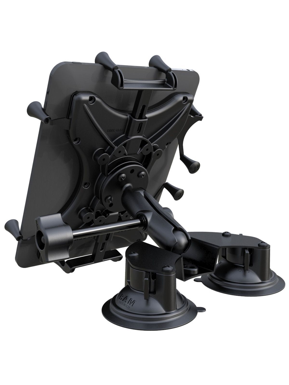 RAM® X-Grip® with RAM® Twist-Lock™ Dual Suction for 9"-10" Tablets