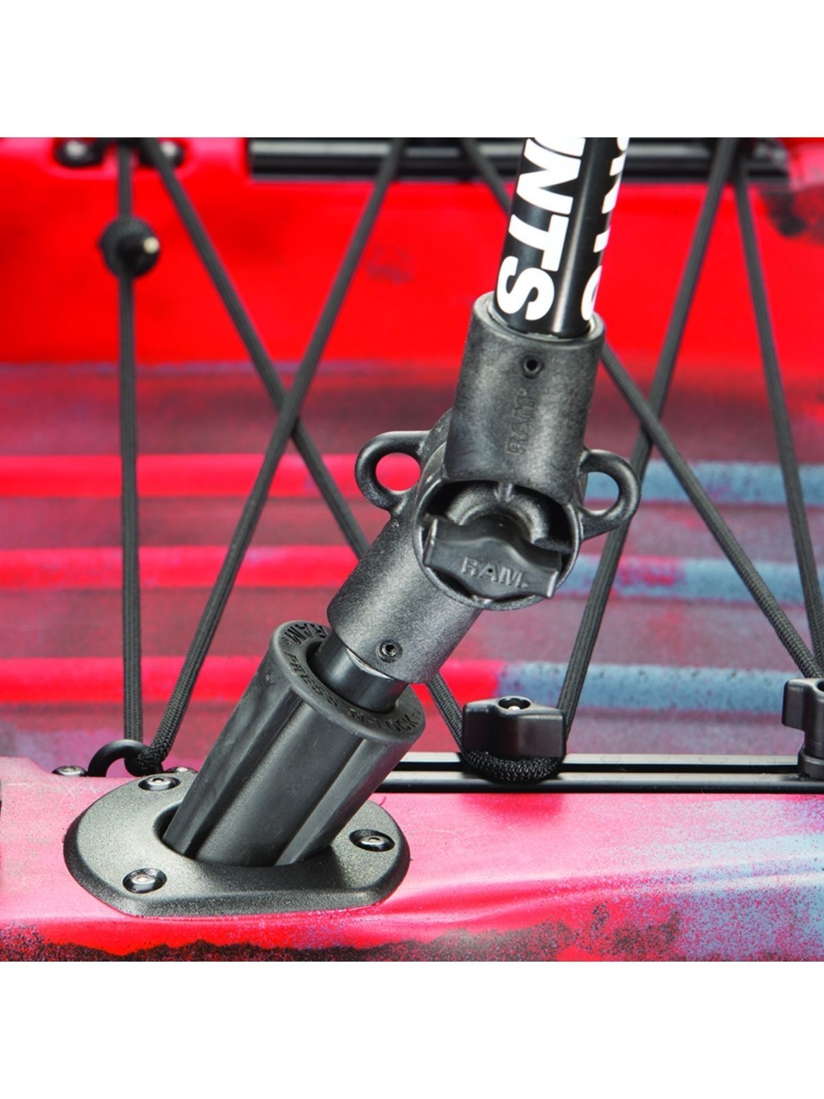 RAM 12" 18" LNG PRESS-N-LOCK W/ GOPRO