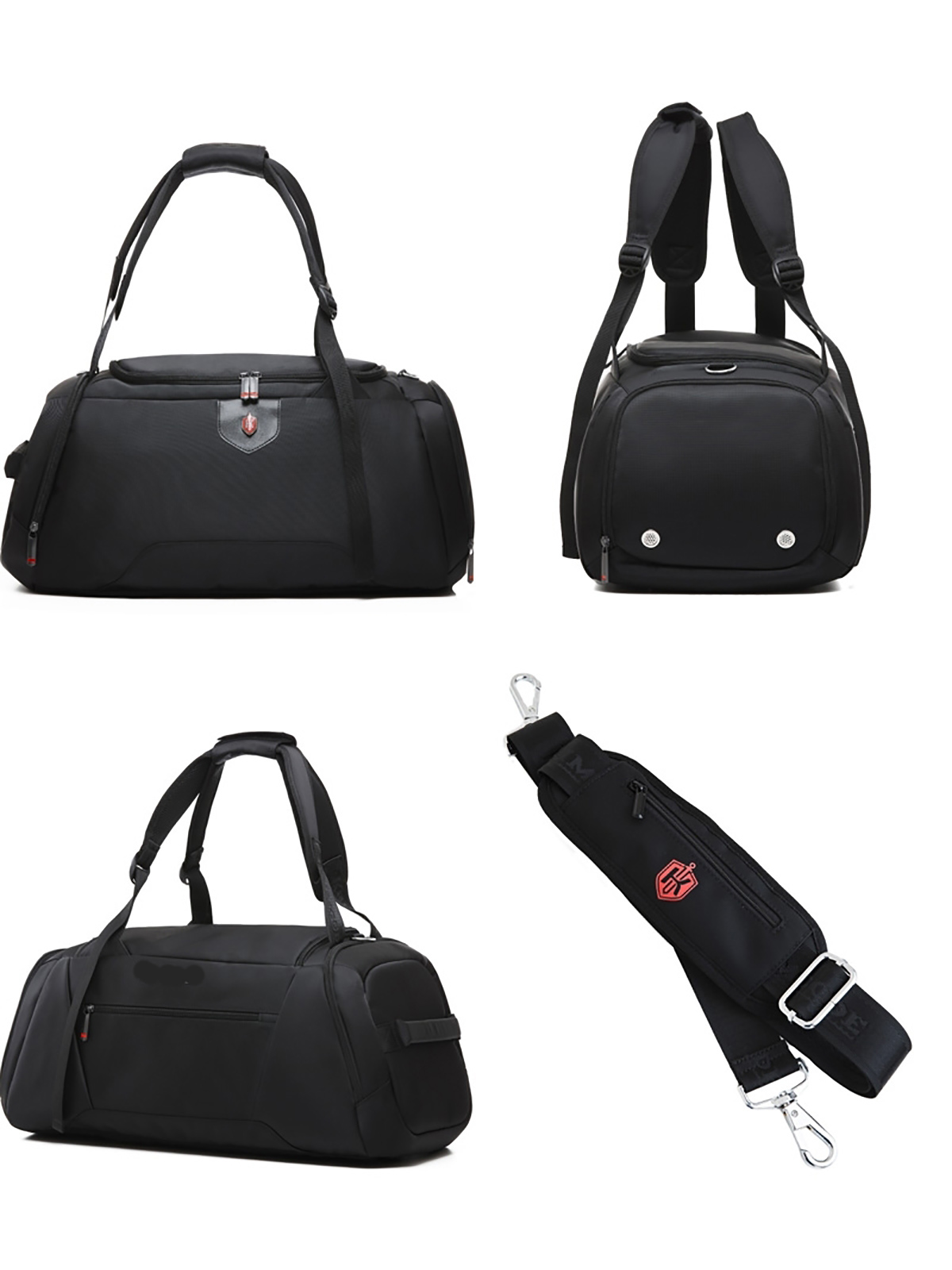 Sport Attire II Reisetasche - schwarz, mit Schultergurt, 50 Liter Volumen