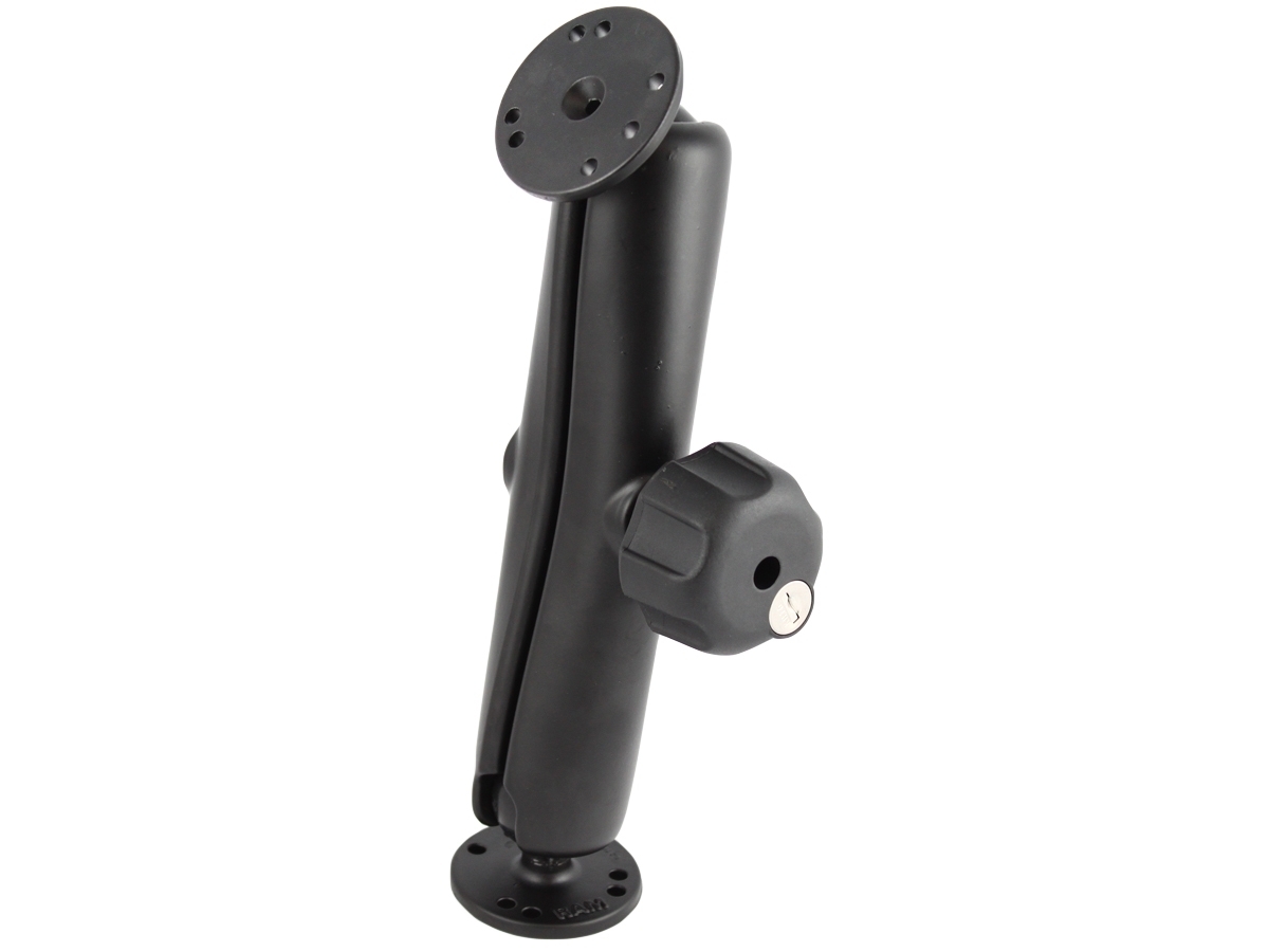 RAM® Double Ball Mount with Key Lock Knob