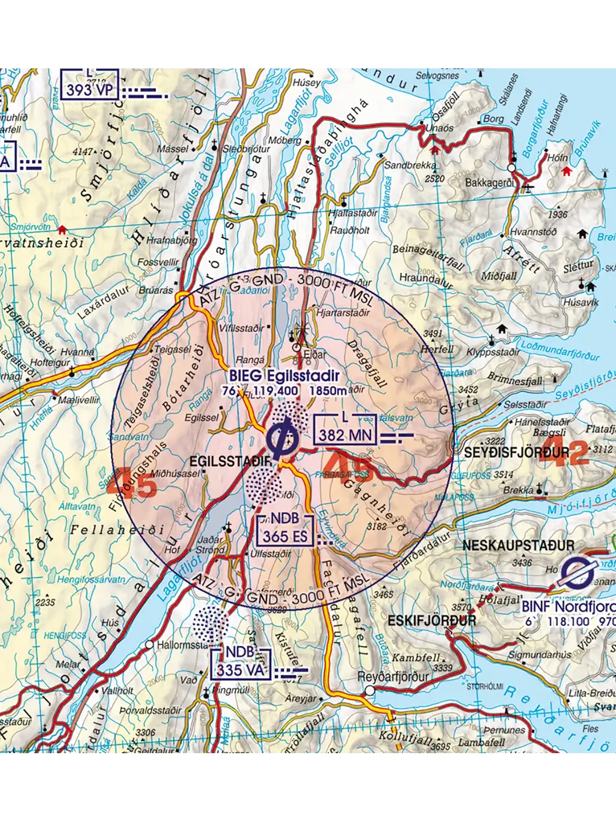 Iceland & Faroe Islands - Rogers Data VFR Chart, 1:500,000, laminated, folded, 2024