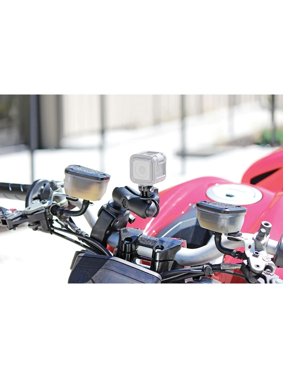 RAM® Tough-Claw™ Double Ball Mount with Universal Action Camera Adapter