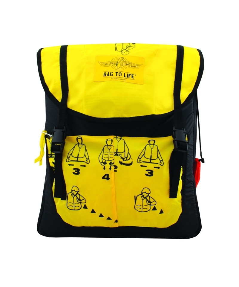 BAG TO LIFE Cargo Backpack BC - yellow/black