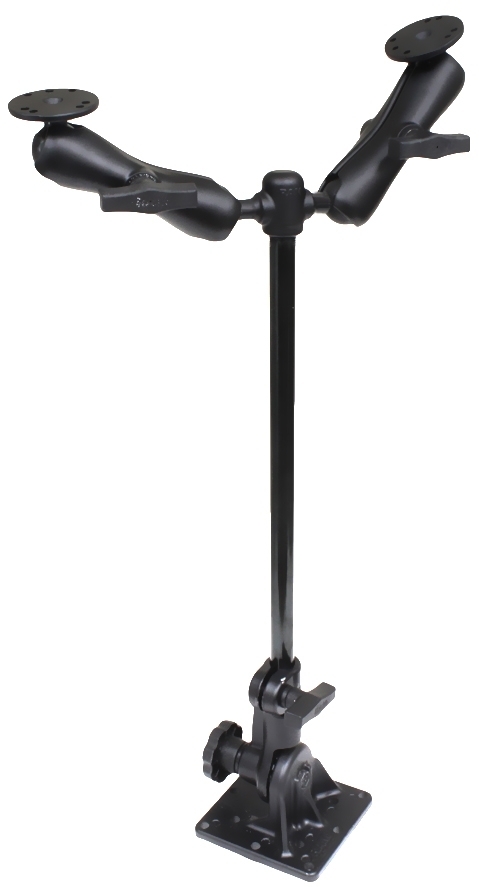 RAM MOUNT RATCHET BASE 18" DBL BALL