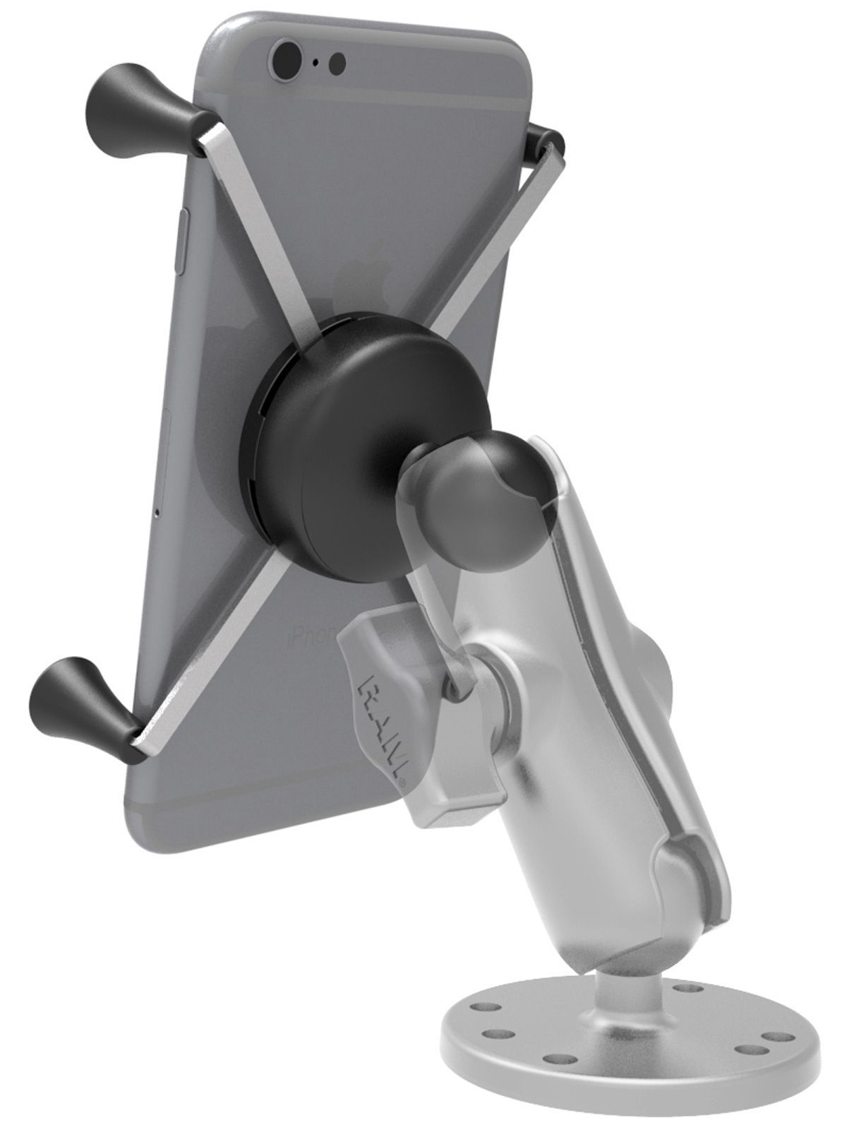 RAM X-GRIP W/TOUGHCLAW SHORT ARM